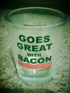 This needs no introduction. Duh. And yes, bacon & bourbon = HOLLA! DH likes the Knob Creek. 