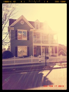 The new house the day we signed! Isn't she a beaut?!