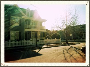 A beautiful sunny, wintery day on our NEW STREET!