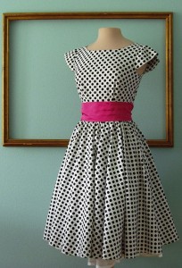 You know when it comes to me, you're not going to get through a fashion post without some polka dots! ~ fashionmefabulous.com