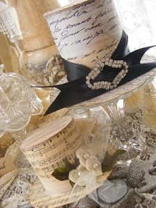 Decorated top hats! You could either decorate *real* ones, or you could make cardboard ones for play... The idea is to make something original or decorative. They don't have to be anything fancy, you could Mod Podge or papier-mâché 'em. Anything goes!