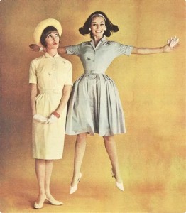 Some delectable '60s retro spring dresses found on Pinterest. Makes ya want to go play in a pile of Easter eggs, doesn't it?! 