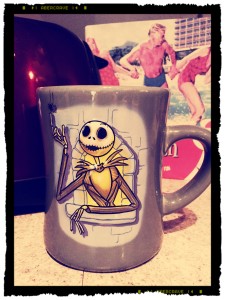 Speaking of mugs from the Disney Store, here's another one: Jack Skellington! If I haven't mentioned it yet (which would see quite peculiar & queer), I am a BEHEMOTH Tim Burton fan(atic)! I collect anything & all Tim Burton, including anything Danny Elfmam has done. So, it should not be surprising this is one of my best loved coffee mugs, as well. Check out Fantasies Come True. They have a sparkletacular assortment of Disney collectibles, and not just mugs but stiens too!