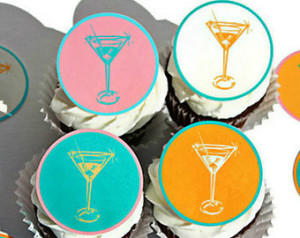 And THIS is what you call Angelika Frangelico proof (and I don't mean the martini)! These are just edible images that are printed on high quality frosting sheets with premium edible ink. Depending on where you purchase them from, the images are typically FDA approved, Gluten Free and Kosher. This is the case with these particular  custom image designs by Edible Design Images. Making baking easy as Sunday morning, dollfaces!