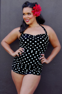 A new retro swimsuit! I'm all kinds of giddy about polka dots, as you well know. Last year I had a polka dot bikini in red, white, and blue. This year I may not do polka dots, but I think I'm going to go with a classic pin-up one piece. I like to switch things up. :) Once again, places like Unique Vintage, Bettie Page Clothing, Mod Cloth, Pin-up Girl Clothing, etc., all carry fetching bathing suits. Add an oversized flower to your hair, some strappy wedge open-toed pumps, and an umbrella drink in your hand, you're ready for sand, surf, or to sunbathe poolside in style!